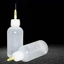 CPINCP 5 chiếc Hộp đựng thông lượng lỏng, Chai đầu kim bằng thép không gỉ PE +, Tính linh hoạt 50ml Dung môi dầu chống rò rỉ Chất lỏng nhỏ giọt