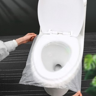 Set 50 chiếc -Miếng Lót Bệt Vệ Sinh Tự Phân Huỷ - Nhỏ Gọn, Tiện Lợi, Vô Trùng, Sạch Sẽ, Không Thấm Nước - Gia Dụng Alulu