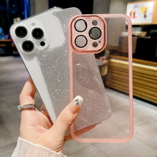 Itel a70 A665L Vỏ Bảo Vệ Ống Kính Máy Ảnh Lấp Lánh Bột Miếng Dán Vỏ Điện Thoại Mạ Điện