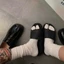 Tất hai ngón mềm NORDICLLIFE, Tất xẻ ngón chân màu trơn chải kỹ, Tất Tabi nữ Cotton thoải mái kiểu Nhật Bản