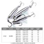 DARON Kim Loại Jig Mồi, 10g-80g Mạ Điện Nhân Tạo Mồi Cá Cứng, Đúc Xa Jigging Mồi Bề Mặt Gương Bạc Bionic Mồi Muỗng Spinner Mồi Trắng Đầu
