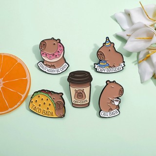 24 Phong Cách Hoạt Hình Dễ Thương Động Vật Pufferfish Men Pin Thực Phẩm Ngon Sandwich Trà Sữa Donut Men Trâm Lưu Niệm Huy Hiệu Kim Loại Phụ Kiện Quà Tặng Cho Bạn Bè