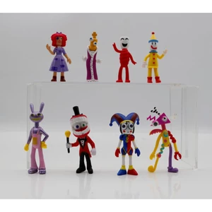 PS1 8 Chiếc THE AMAZING KỸ THUẬT SỐ CIRCUS Nhân Vật Hành Động Jax Pomni Ragatha Zooble Cain Kinger Đồ Chơi Cho Trẻ Em Quà Tặng Trang Trí SP