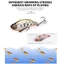 MỚIIDEA VIB Mồi chìm, Mồi câu cá Mini xoay rung, Hot 9179 Wobblers Crankbaits Treble Hook Mồi câu cá