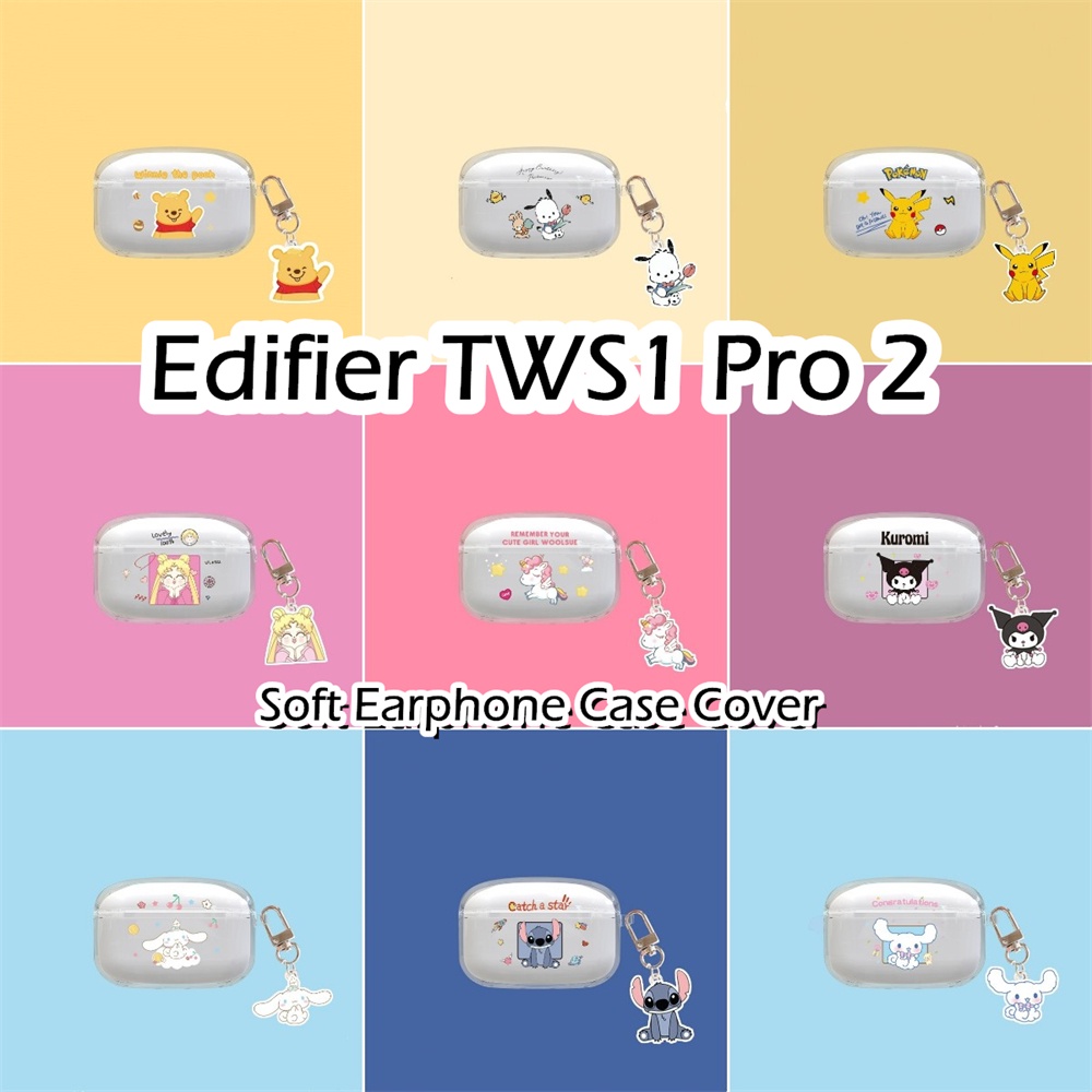 EDIFIER [Ngôi sao tương lai] Dành cho vỏ EdifierTWS1 Pro 2 Vỏ tai nghe silicon mềm hoạt hình trong suốt