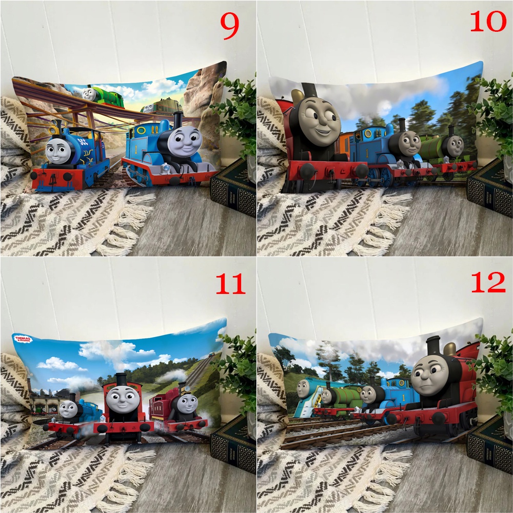 Vỏ Gối Polyester Một Mặt Hình Chữ Nhật In Hình Thomas and His Friends Trang Trí Nhà Cửa (Không Kèm Lõi)