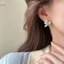1 Cặp Bông Tai Hoa Pha Lê Màu Sắc Thời Trang Phong Cách Hàn Quốc Cho Nữ Bông Tai Thanh Lịch Tinh Tế Tiệc Cưới Trang Sức Quà Tặng Mới