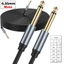 BTM 6 35mm Nam Đến Nam Cáp Đàn Guitar Ổn Định Truyền Tín Hiệu Không Cân Bằng Đàn Guitar Miếng Dán Dây 6 35mm Nam Đến Nam Aux L