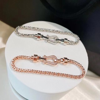 ❤ Chính Hãng Niche Vòng Tay Màu Vàng Hồng Khóa Hình Móng Ngựa Dễ Phối Đồ Trang Sức Cho Cặp