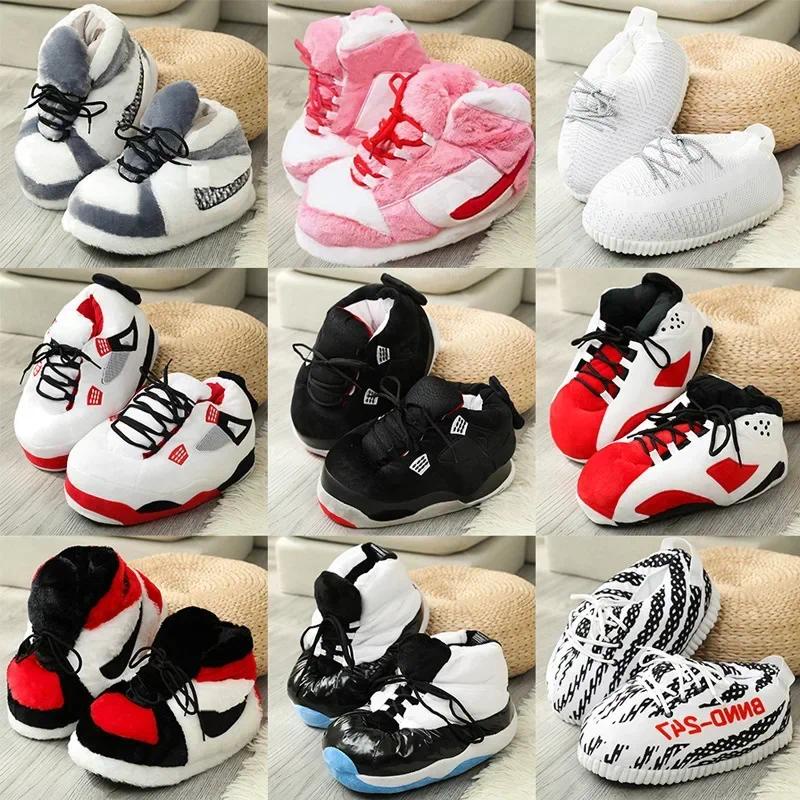 Dép Bông Đi Trong Nhà Giữ Ấm Mùa Đông Kiểu Dáng Hoạt Hình Dễ Thương Có Size 36-44 Cho Nam Và Nữ