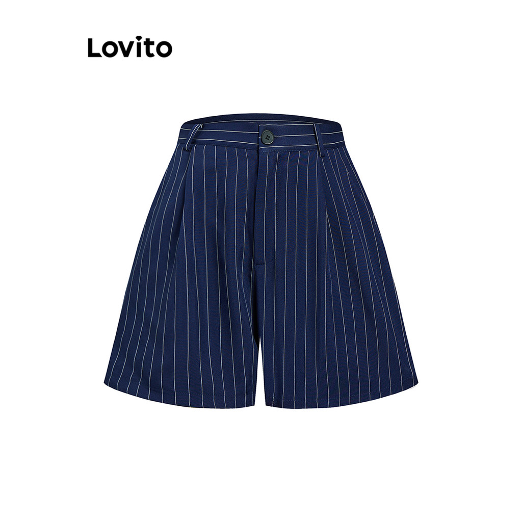 Ảnh Lovito Quần short túi sọc thanh lịch dành cho nữ L105MD634 2