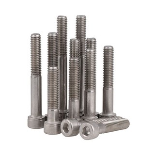 ((LXY) ốc lục giác/ốc lục giác chìm/Ốc Vít Lục Giác inox 304/Ốc Vít  Lục Giác  loa/bulong Lục Giác chìm đầu trụ trơn M3 / M4 / M5 / M6 / M8 / M10 / M12 * L: 25-150mm (RM-VN-1)