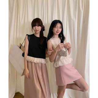 Áo không tay áo cho nữ thời trang áo sơ mi phong cách hoa hồng cho nữ áo sơ mi phong cách hàn quốc hàng đầu 24SS926