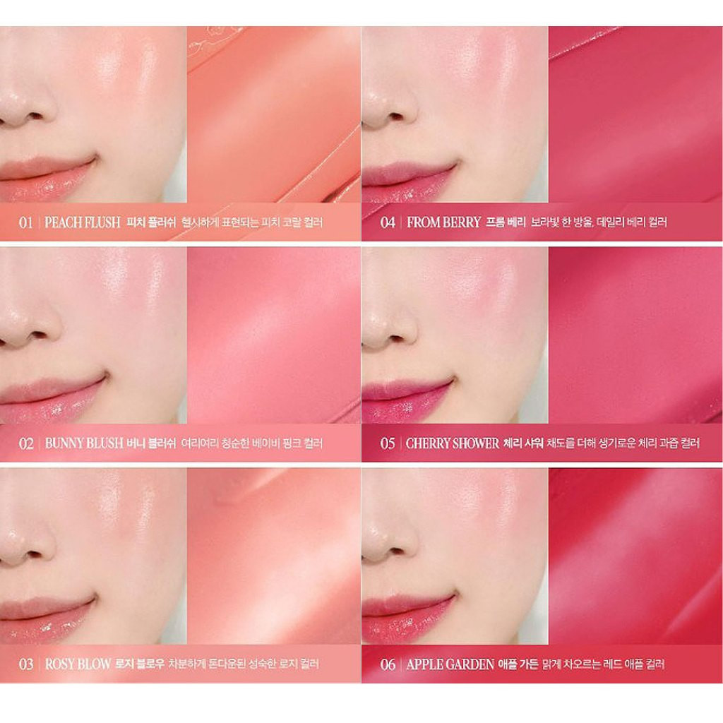 Son Bóng Má Hồng Clio Essential Lipcheek Tap 2in1 4.5g