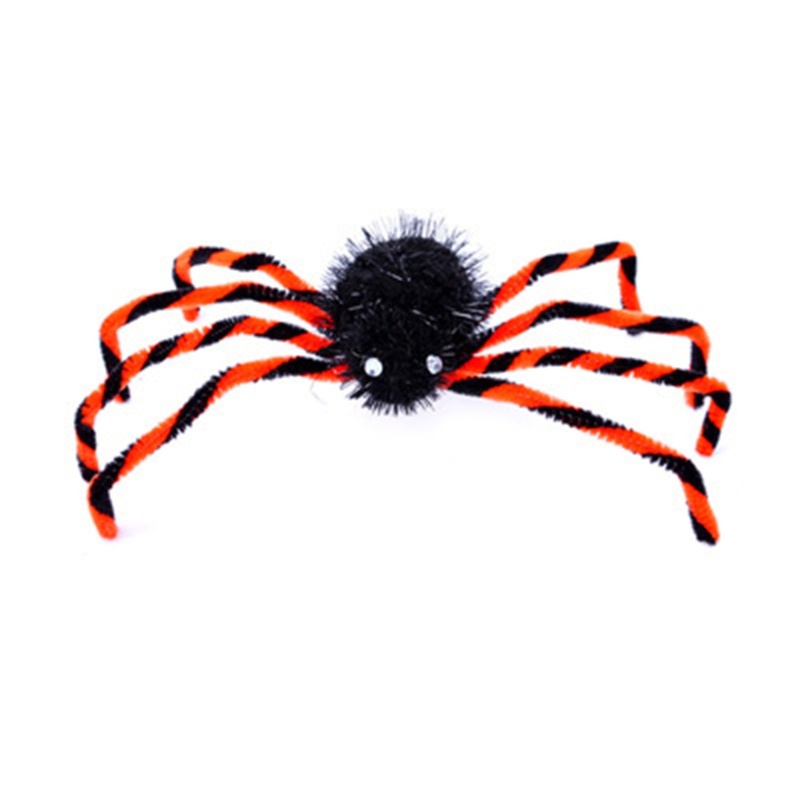 Bộ đạo cụ hairhoop quấn tóc hình nhện cho lễ hội Halloween