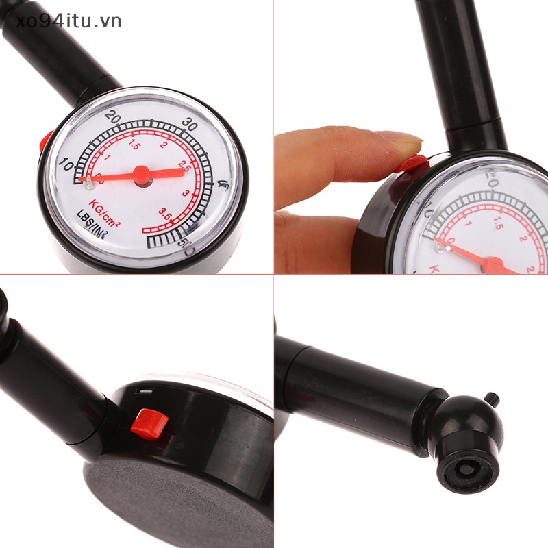 XOITU Công cụ đo áp suất lốp ô tô có độ chính xác cao Ô tô Xe máy Xe tải Xe đạp Xe đạp Đồng hồ đo áp suất lốp Máy đo áp suất không khí VN