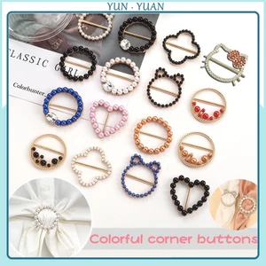 Khóa Thắt Lưng Đính Đá / Ngọc Trai / Kim Loại 50 Phong Cách
