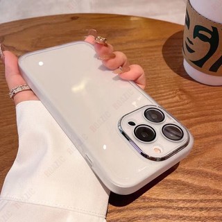 Ốp Điện Thoại Mềm Trong Suốt Chống Rơi Với Miếng Dán Bảo Vệ lens Cho iphone 15 14 13 12 11 pro max xs xr x 8 7 6 6s plus