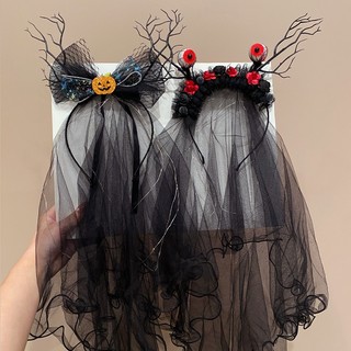 1 Băng Đô Phát Sáng Trong Bóng Tối Hóa Trang Cô Dâu Ma Cho Bé Gái