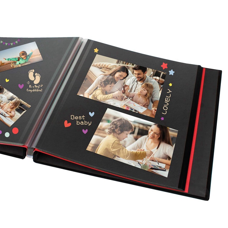 Album Ảnh Sổ Lưu Niệm Nhung Bao Dày Có Phim Bảo Vệ Lưu Hình Ảnh Vĩnh Viễn, Sách Nhớ, Lựa Chọn Quà Tặng Tốt Nhất