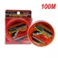 VVDZA 100m 100% Dây câu Fluorocarbon Dây câu bền 0,8-6LB Dây giải quyết