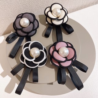 Thanh Lịch Camellia Thắt Nơ Thanh Lịch Nữ Hoa Hồng Cổ Hoa Có Chân Đồng Phục Học Tập / Đầm / Áo Sơ Mi Cổ Trang Trí Quà Tặng Sinh Nhật