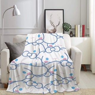 Sanrio Nhân Vật Hoạt Hình Chăn Flannel Chăn Dễ Thương Quà Tặng Thiết Thực Cho Gia Đình Và Bạn Bè In Một Mặt Flannel Chăn Điều Hòa Không Khí Chăn Ngủ Văn Phòng Chăn