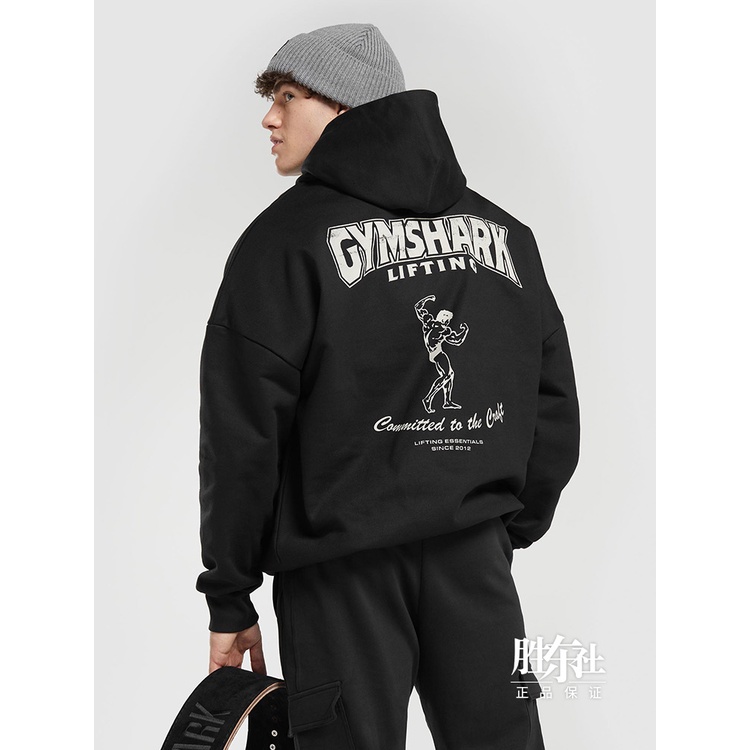 Áo Khoác Hoodie Dáng Rộng Phù Hợp Cho Tập Gym Cho Nam