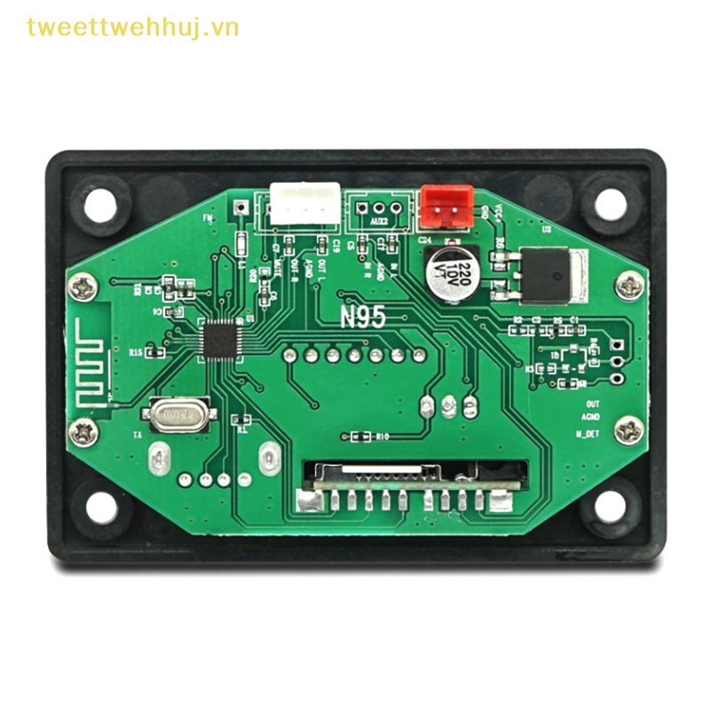 Tweehuj Bảng Mạch Giải Mã Âm Thanh usb tf fm radio mp3 Không Dây 5.0 mp3 12v Có Điều Khiển Từ Xa vn