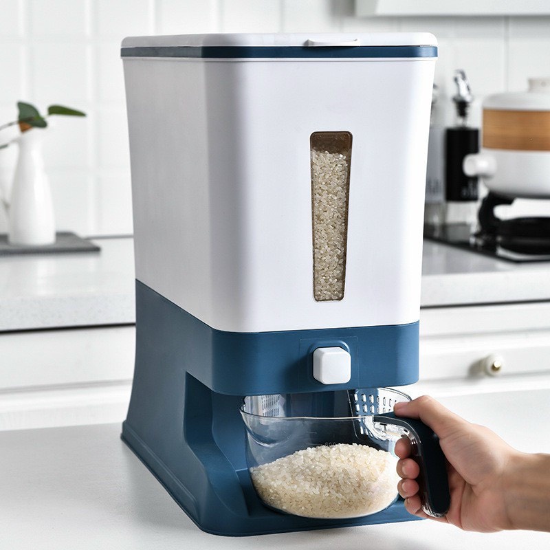 Thùng Đựng Gạo 10Kg Hokori nhựa Việt nhật cao cấp. [SHOP.MH]