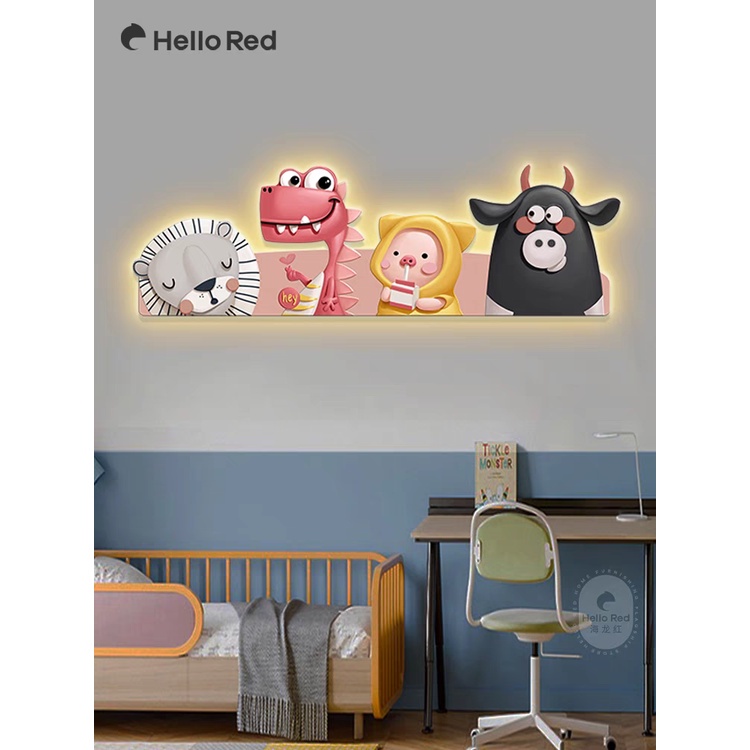 Đèn 3D LED Hoạt Hình Anime Dễ Thương Trang Trí Nhà Cửa, Phòng Phủ, Cửa Hàng, Nhà Trẻ, Quà Tặng Người Thân