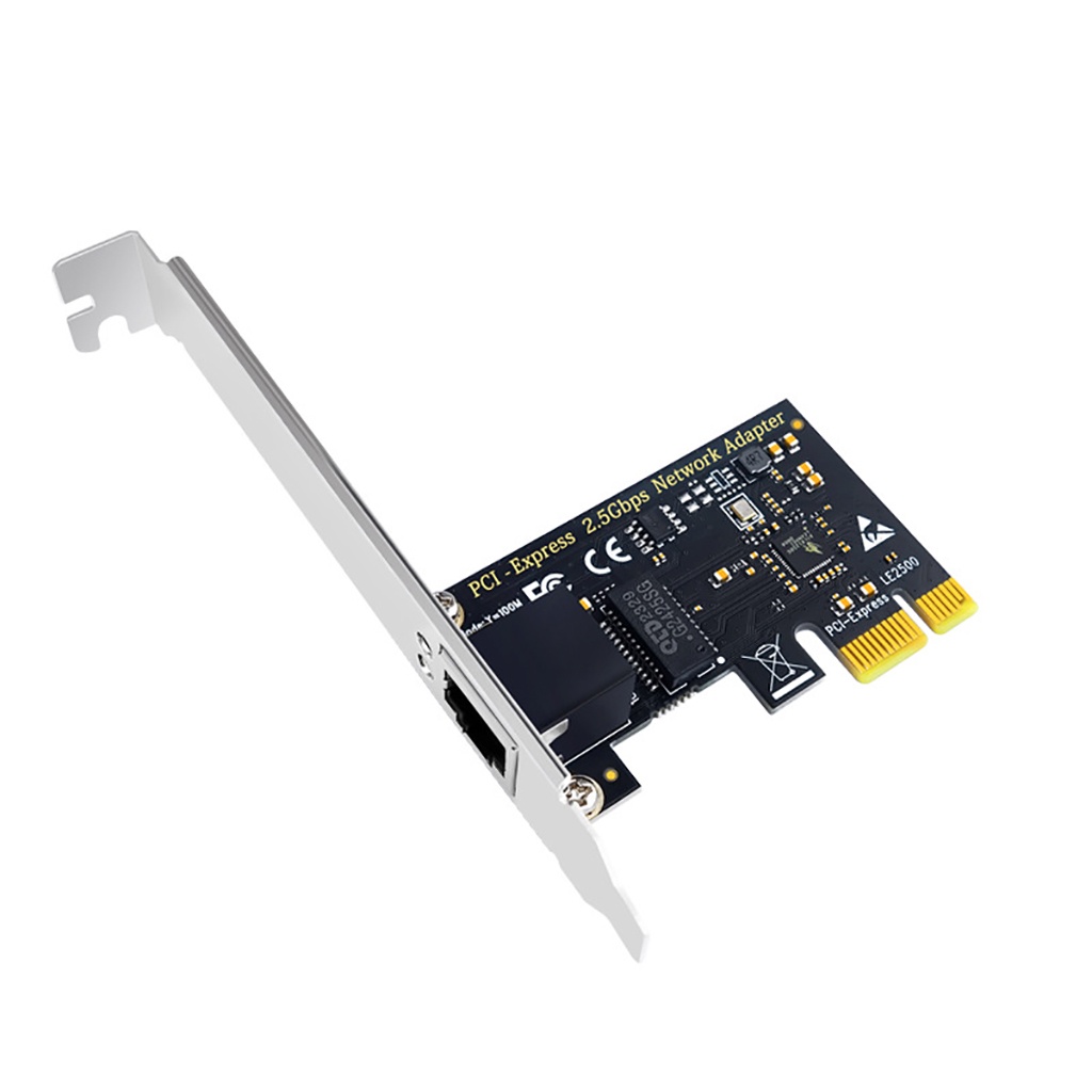 Thẻ Mạng Internet pci Rtl8125Gg 2.5gbps rj45 lan pci-e 1000 / 2500mbps Cho Máy Tính