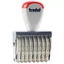 Tem lăn WOODNEST, 3, 4, 5, 6, 8, 10, 12 hoặc 14 chữ số Chiều cao nhân vật 3-18mm Tem số, Tem kinh doanh cá nhân có thể thay đổi đa chức năng Văn phòng