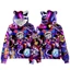 GC1 The Amazing Digital Circus Áo Hoodie có tai mèo áo nỉ mũ vải trẻ em người lớn GC1