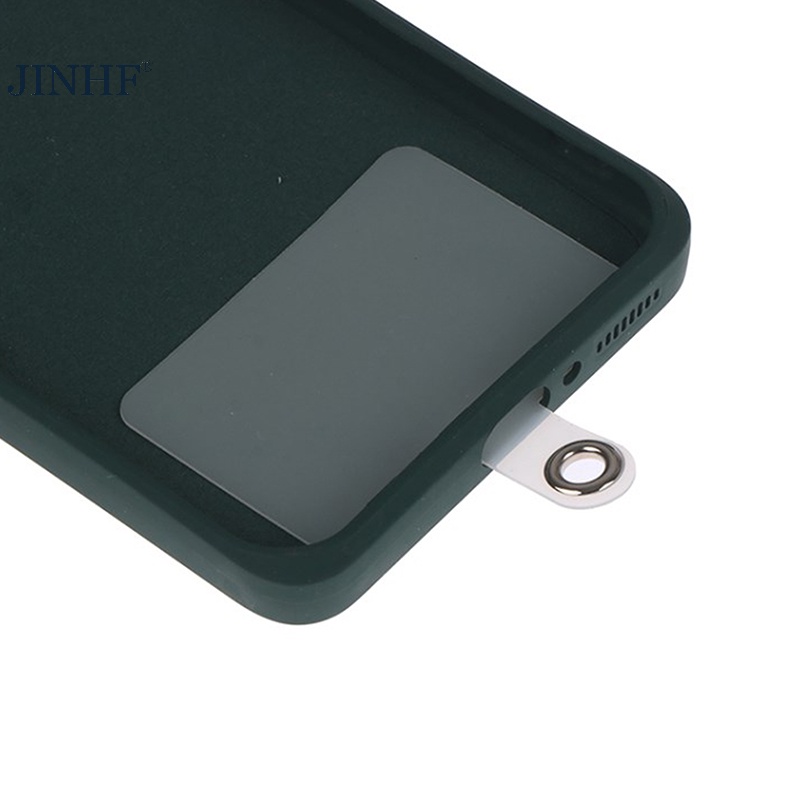 Jinf Set 10 Dây Đeo Gắn Điện Thoại Trong Suốt Có Thể Tháo Rời Phổ Biến