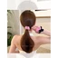 Set 2 Dây Buộc Tóc Cao Su Nút Thắt Hai Đầu, Chun Buộc Tóc Co Giãn Nhiều Màu Phong Cách Hàn Quốc QiQiShop