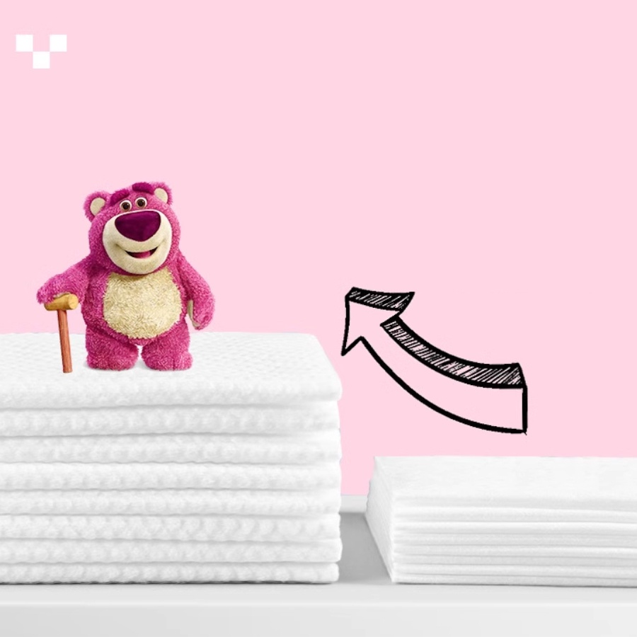 Giấy Lau Đa Năng, Khăn Giấy 200 Tờ Gấu Dâu Lotso Mềm Mại, Không Chất Tẩy Rửa Sử Dụng Tiện Lợi An Toàn Cho Da [SHOP.MH]