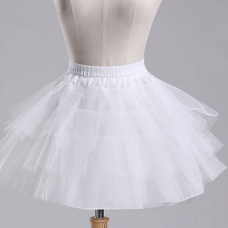 YOI Trắng Cưới Nữ Petticoat Underskirt Bé Gái Hoop Petticoat Crinoline Underskirt Váy Cô Dâu Áo Choàng