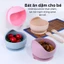 Bát ăn dặm cho bé bằng silicon có đế hít chống đổ (không thìa, muỗng), chịu nhiệt, Bát chống dính