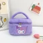 ST2 Sanrio Kuromi Stitch Alien Phim hoạt hình dễ thương túi xách nữ sang trọng túi trang điểm đồ vệ sinh cá nhân túi lưu trữ dung tích lớn TS2