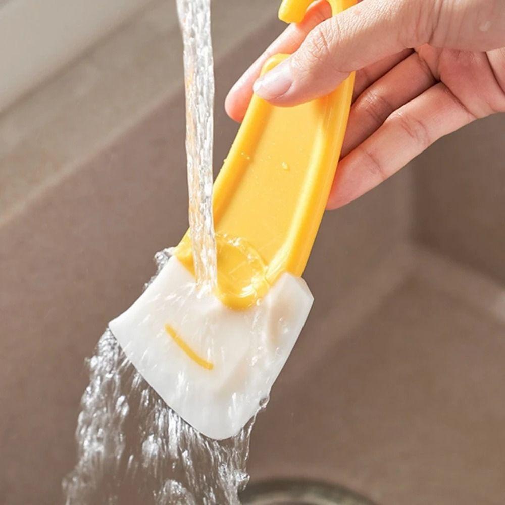 [Vận chuyển nhanh] Thìa silicon cạo rửa nhà bếp NATURALHM – bàn chải làm sạch nồi chảo bẩn