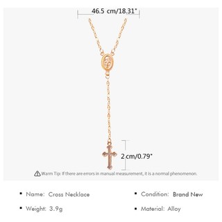 MarsET Tinh Tế Tôn Giáo Thánh Giá Choker Sang Trọng Thánh Giá Mặt Dây Chuyền Xương Đòn Dây Chuyền Trang Trí