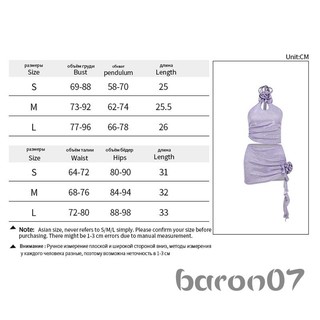 Bộ trang phục 2 món mùa hè dành cho nữ Áo Crop top cổ không tay + Váy trang trí hoa