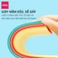 Bộ 100 Tờ Giấy Thủ Công Nhiều Màu Deli - Giấy Gấp Origami Gấp Hạc Nhiều Khổ