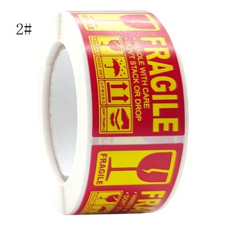 Cuộn 250 Nhãn Dán Cảnh Báo Có Chữ fragile Chuyên Dụng