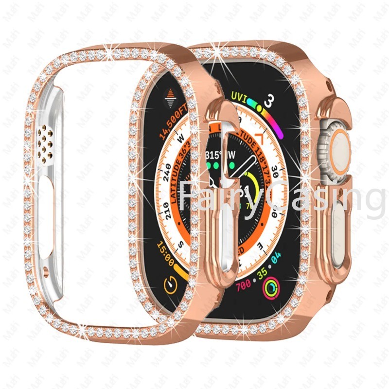 Ốp Bảo Vệ Bằng PC Cứng Chống Va Đập Cho Apple Watch Ultra 2 49MM Series 9 41MM 45MM 40MM 44MM iWatch 4 5 6 SE 7 8 9 41MM 45MM