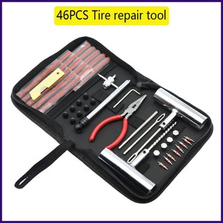46 Bộ dụng cụ sửa chữa lốp nhanh Bộ dụng cụ sửa chữa lốp phổ quát cho xe máy ô tô  Xe Hơi DIY Chuyên Dụng