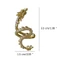 BTF 1 Năm Rồng Birthstone Ear Cuff Tinh Tế Kẹp Tai Trang Sức Hợp Thời Trang Quấn Đinh Kẹp Tai Độc Đáo Trang Sức