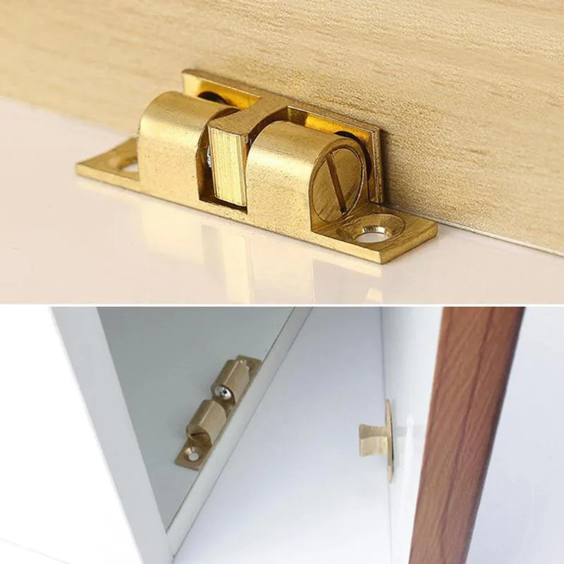 Chốt Lò Xo Tự Khóa Cửa Tủ Bằng Đồng 40 / 50 / 60mm Tiện Dụng