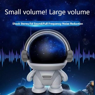 Loa Bluetooth phi hành gia Mini Astronaut Thông Minh LED Hộp Âm Thanh HiFi Âm Thanh Stereo Di Động